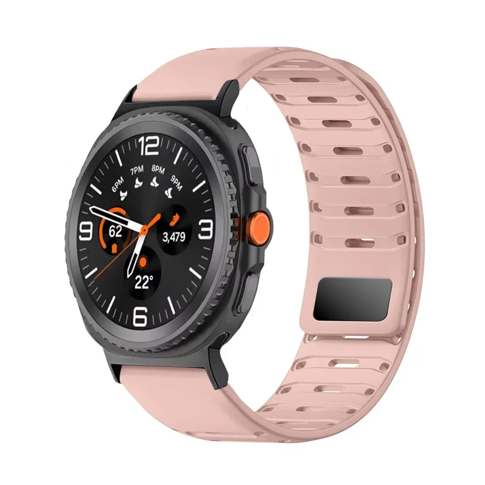 Samsung Galaxy Silicone Watch Band - Magnetic Watch8/Watch8 Classic/Watch9/Ultra/Ultra2
