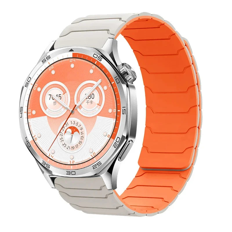 20MM / 22MM Magnetic Silicone Sport Band – Samsung Galaxy Watch 7/6/5/4 & Huawei Watch GT5/GT4/GT3