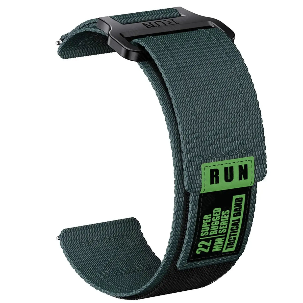 Amazfit Balance, GTR, GTS & Bip Nylon Sport Loop Band with Rubber Tag