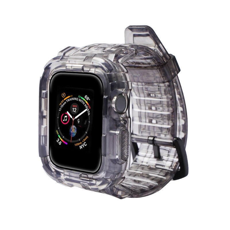 Apple Watch Silicon Band+Case - Stylish Protection for Your Device