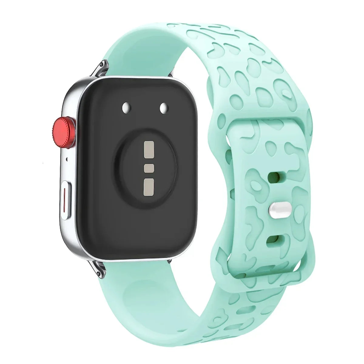 Leopard Engraved Silicone Watch Band for Huawei Watch Fit 4 / 4 Pro / Fit 3 / Fit 2