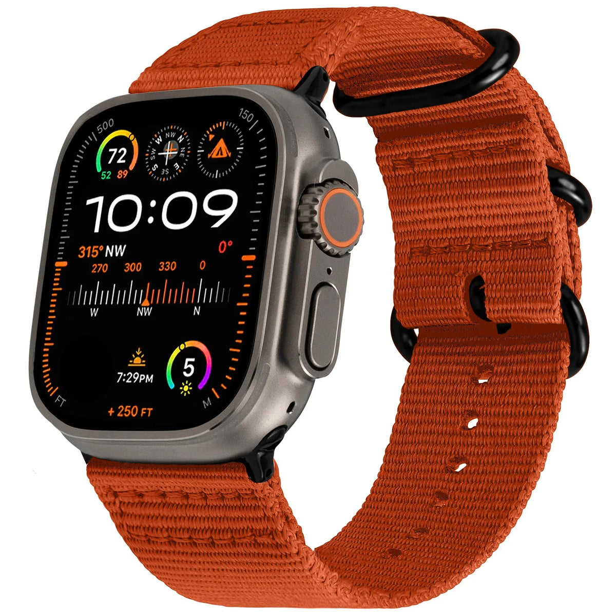 Woven Nylon Apple Watch Band – Sport Braided Strap | Series 10/9/8/7/6/SE & Ultra 1/2/3