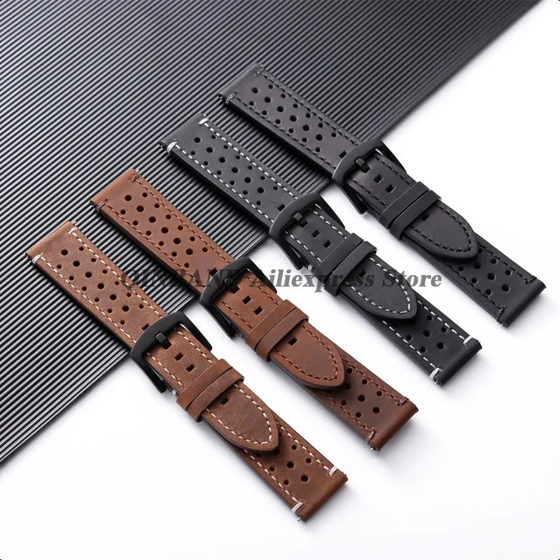COROS PACE & APEX Perforated Leather Band, Stitching Options