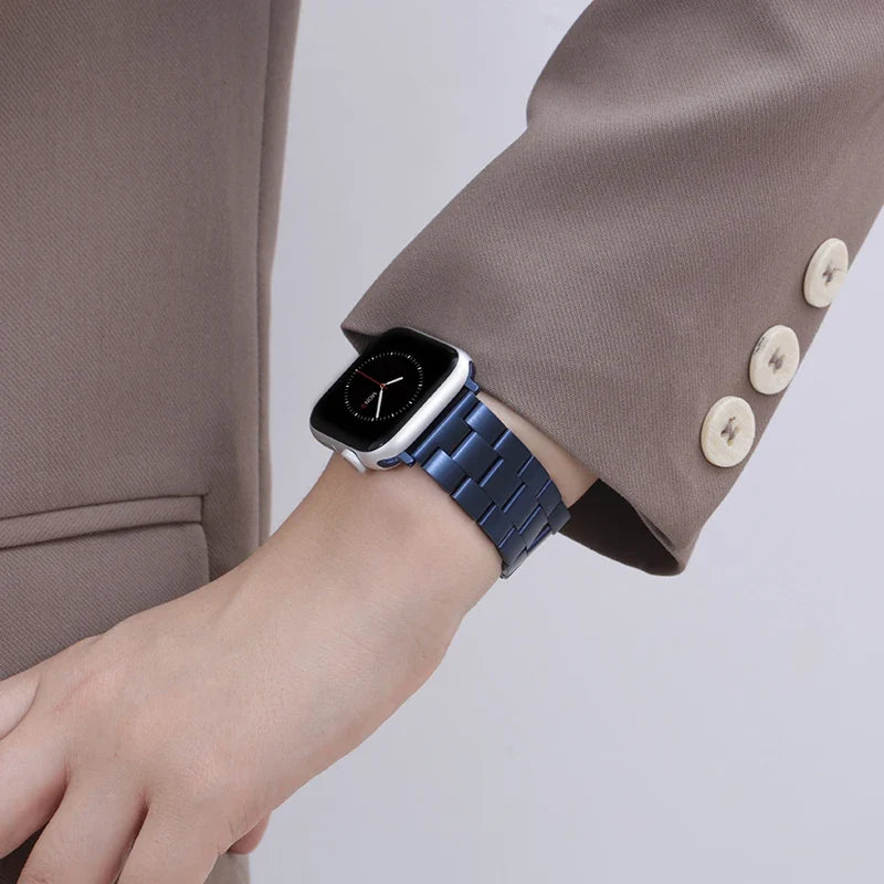 Stainless Steel Strap for Apple Watch Ultra 3/2/1 49mm – Series 11/10/9/8/7/6/SE/5/4/3 46/45/44/42/41/40/38mm