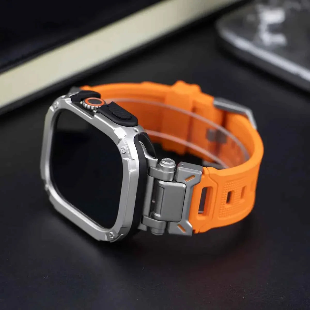 Silicone Band + TPU Case for Apple Watch – Series 11/10/9/8/7/6/SE & Ultra 1/2/3 | 44–49mm