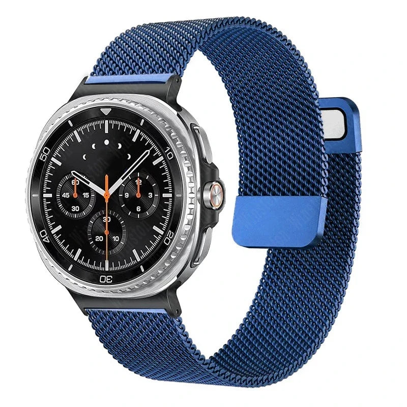 Samsung Galaxy Watch Magnetic Milanese Band | Watch 9 & 8 40mm 44mm / Watch 8 Classic 46mm / Galaxy Ultra 47mm Metal Wristband