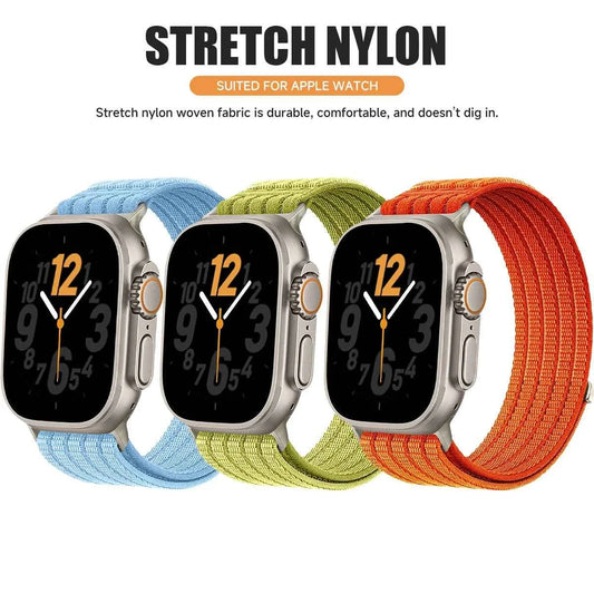 Apple Watch Sport Nylon Strap | Ultra 3/2/1 49mm / Series 11-10 46mm 42mm / Series 9-8-7 45mm 41mm / Series 6-SE-5-4 44mm 40mm