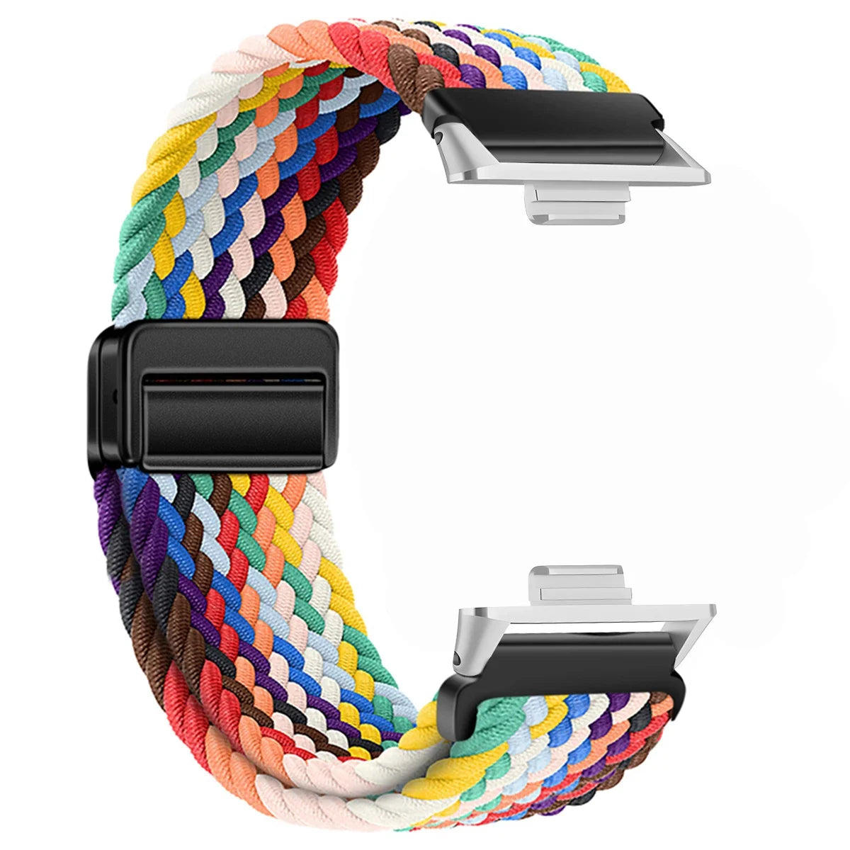 Nylon Braided Loop Band for Huawei Watch Fit 4 / Fit 4 Pro / Fit 3 – Magnetic Adjustable