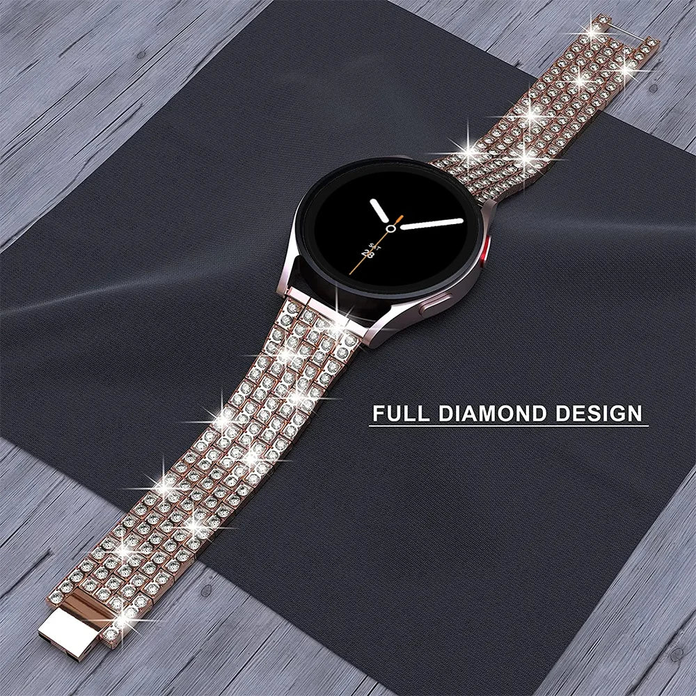 Samsung Galaxy Diamond Stainless Watch Band - Watch8/Watch8 Classic/Watch9
