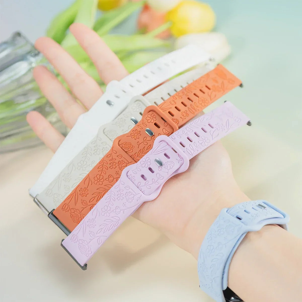Prints Design Silicone Band For Huawei Watch Fit 1/2/3/4/4Pro