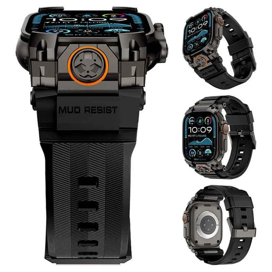 Luxury Sport Silicone Strap for Apple Watch Ultra 3/2/1 49mm