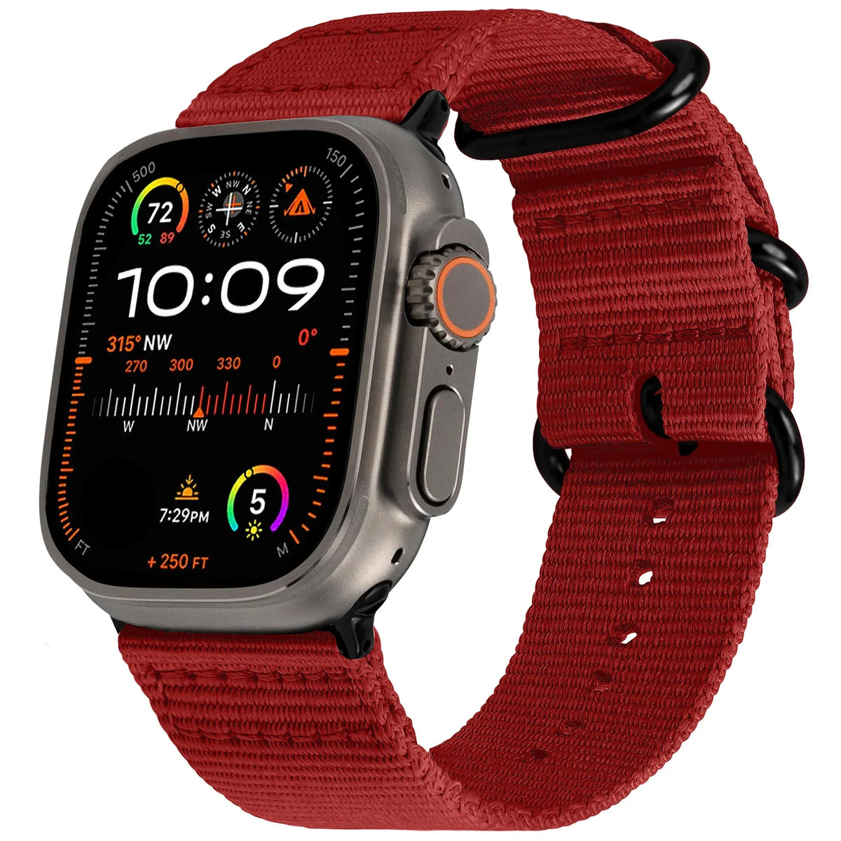 Woven Nylon Apple Watch Band – Sport Braided Strap | Series 10/9/8/7/6/SE & Ultra 1/2/3