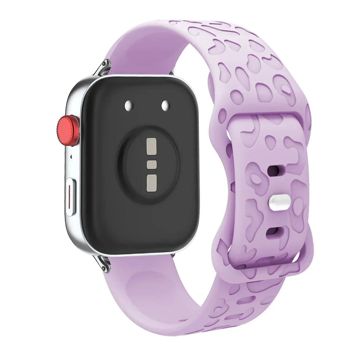 Leopard Engraved Silicone Watch Band for Huawei Watch Fit 4 / 4 Pro / Fit 3 / Fit 2