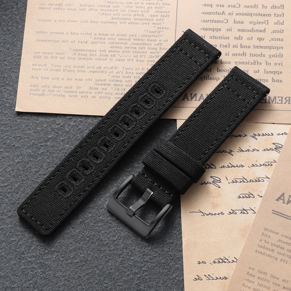 OnePlus Watch Stitched Canvas Nylon Band