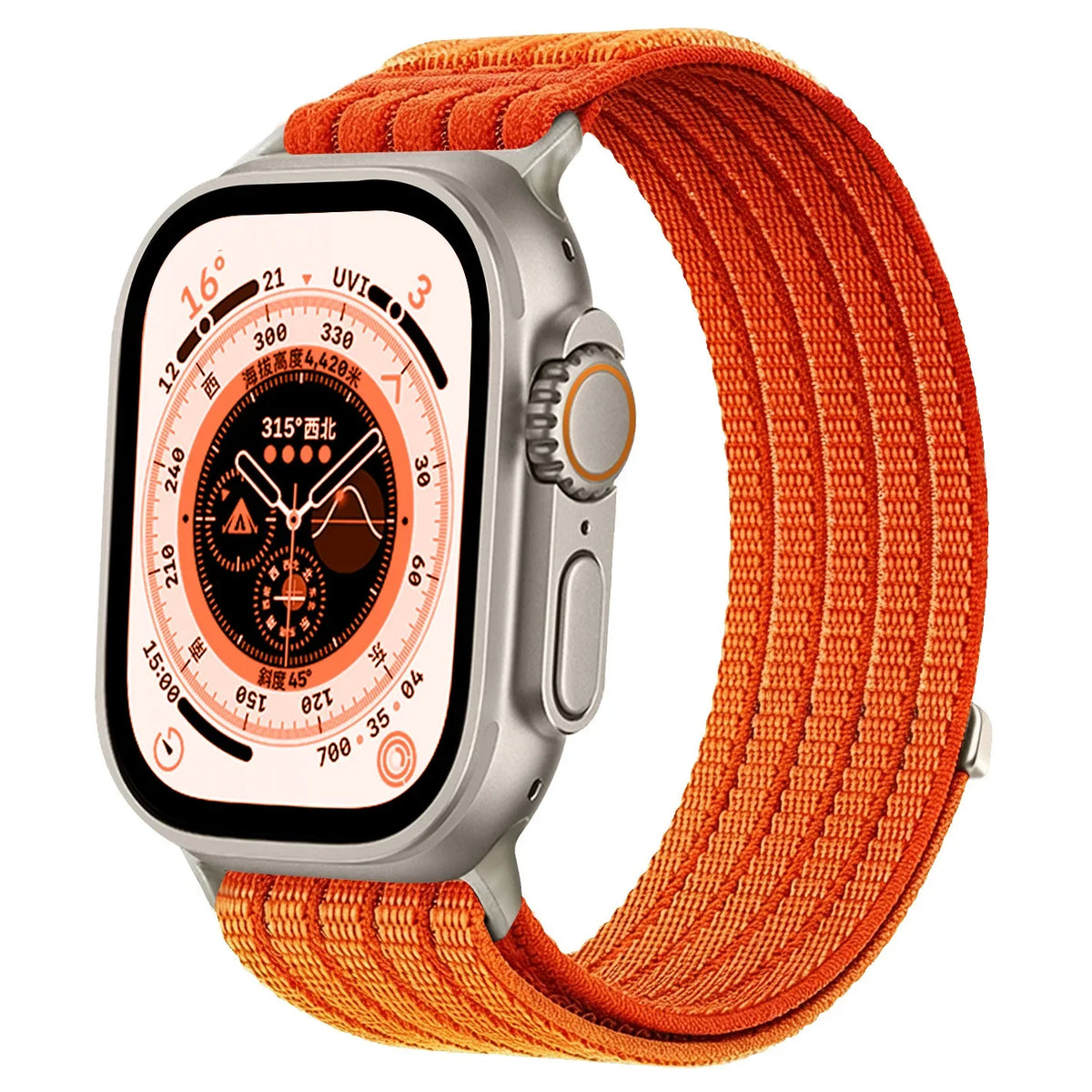 Apple Watch Sport Nylon Strap | Ultra 3/2/1 49mm / Series 11-10 46mm 42mm / Series 9-8-7 45mm 41mm / Series 6-SE-5-4 44mm 40mm