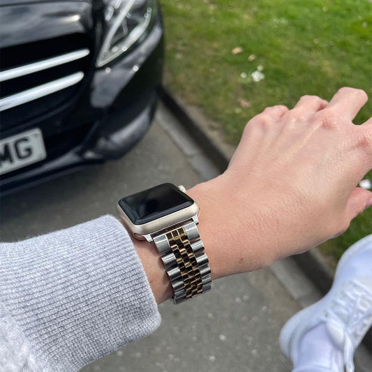 Stainless Steel Apple Watch Strap Series 11/10/9/8/7/6/5/4/ SE / Ultra 1/2/3