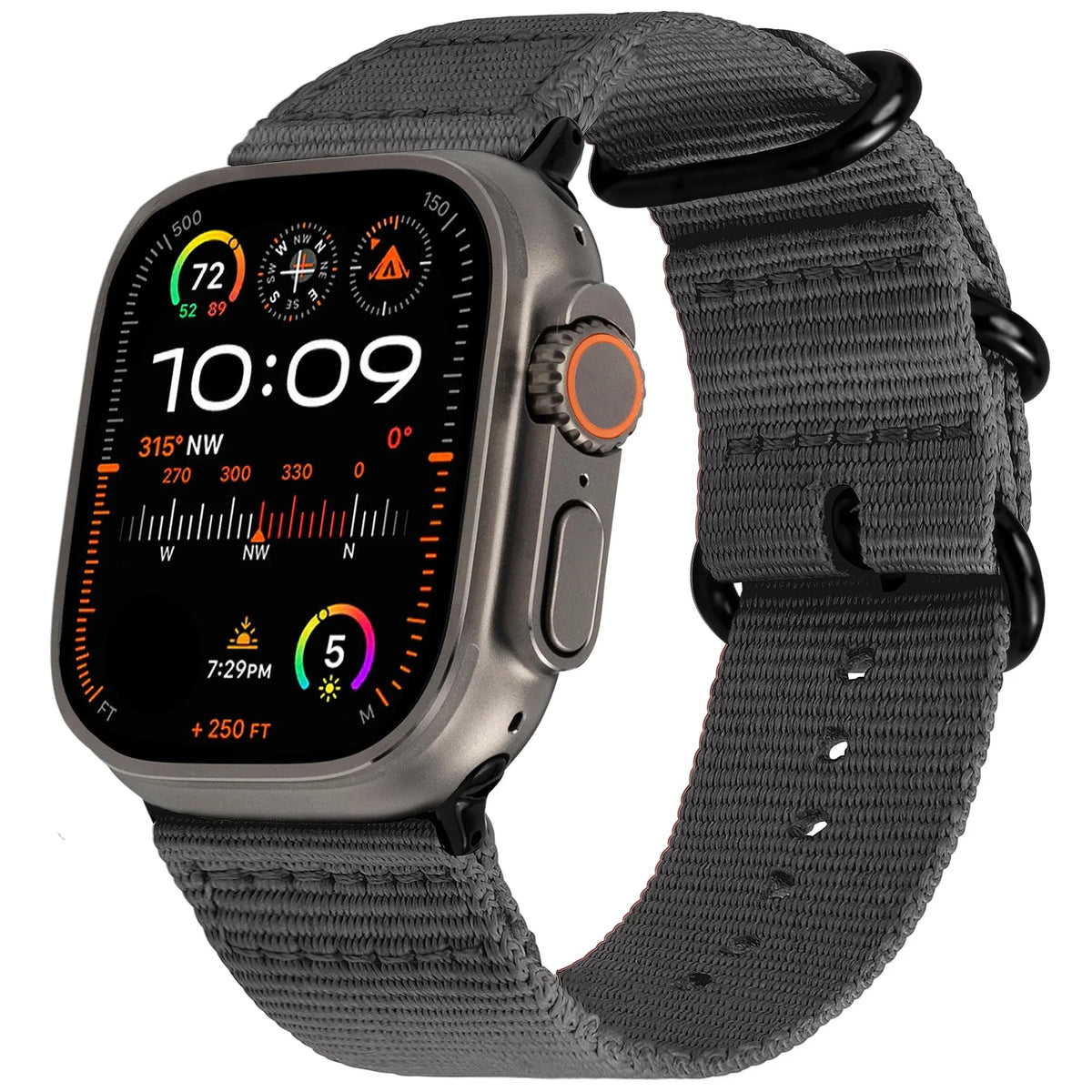 Woven Nylon Apple Watch Band – Sport Braided Strap | Series 10/9/8/7/6/SE & Ultra 1/2/3