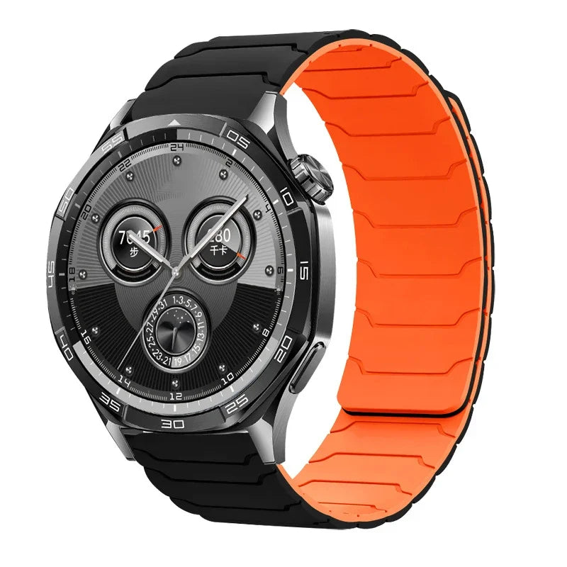 20MM / 22MM Magnetic Silicone Sport Band – Samsung Galaxy Watch 7/6/5/4 & Huawei Watch GT5/GT4/GT3