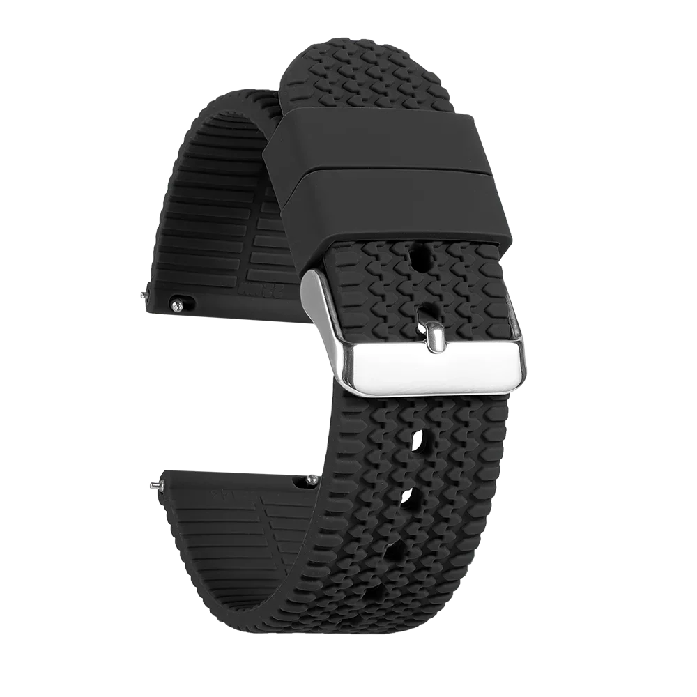 Suunto Race, Vertical & 9 Peak Tread Pattern Silicone Band