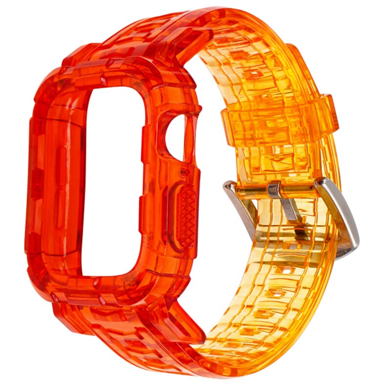 Apple Watch Silicon Band+Case - Stylish Protection for Your Device