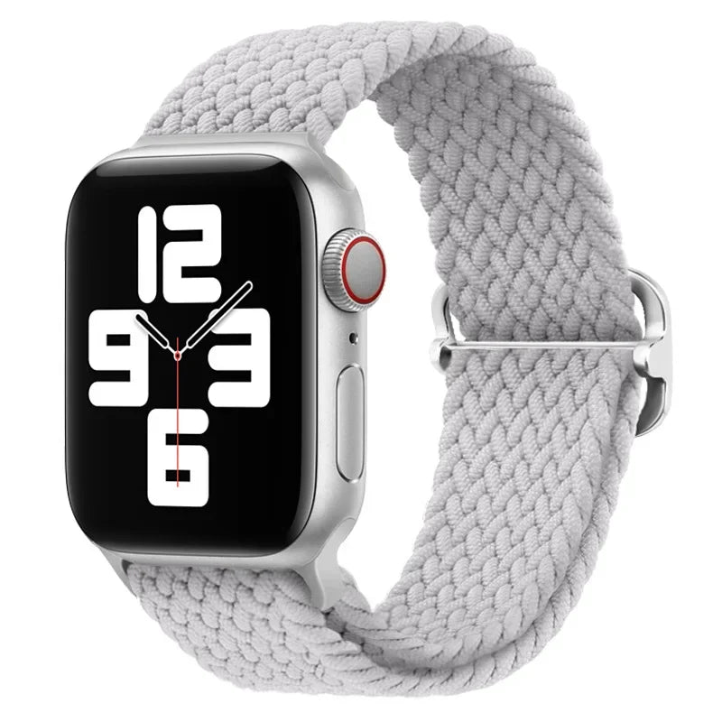 Braided Nylon Solo Loop for Apple Watch Series 1-12, SE & Ultra 1/2/3/4