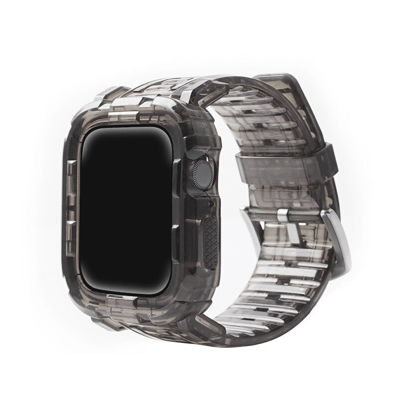 Apple Watch Silicon Band+Case - Stylish Protection for Your Device