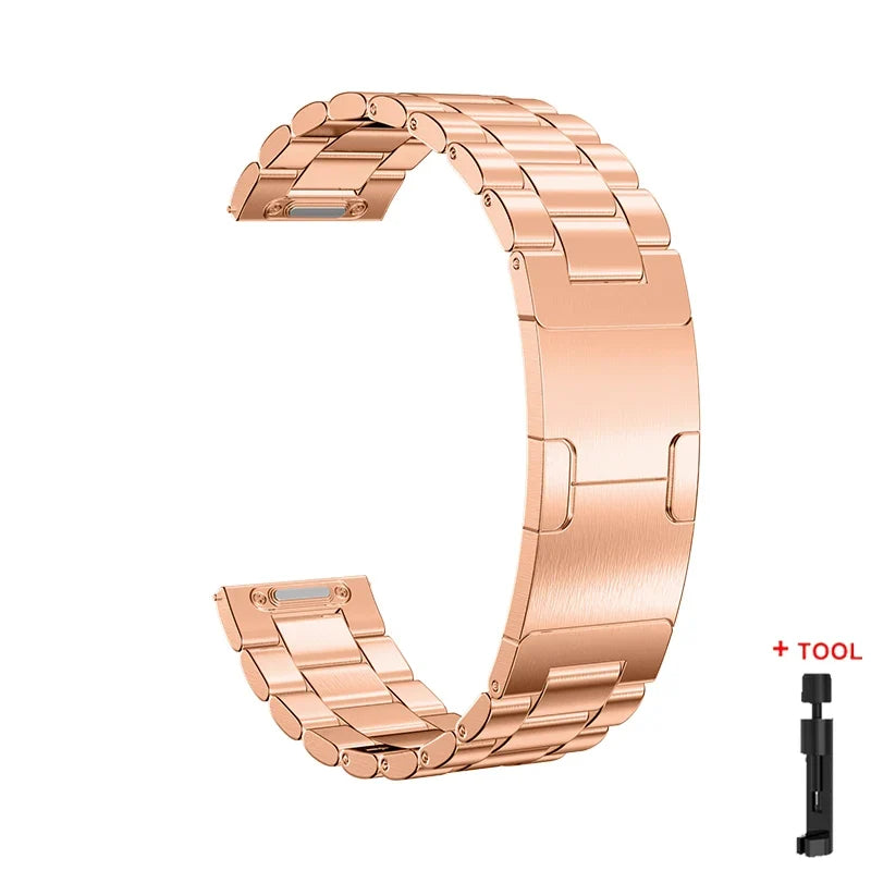 22MM Stainless Steel Band for Huawei Watch GT6 Pro / GT5 / GT4 & CMF Watch Pro / Xiaomi Watch S4