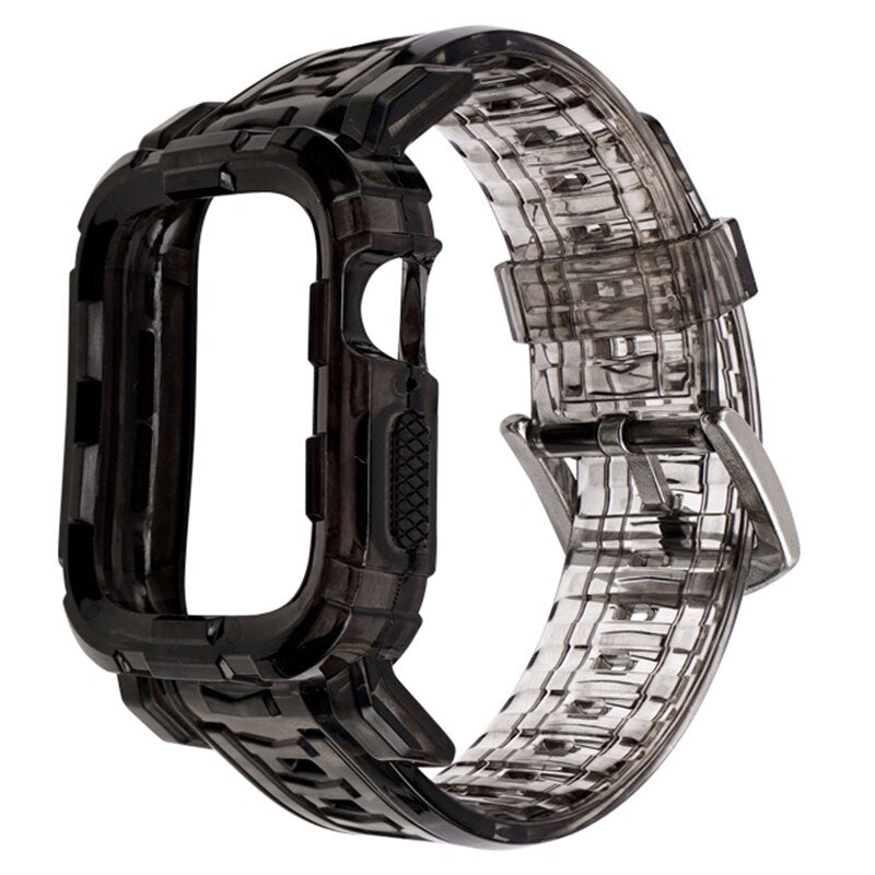 Apple Watch Silicon Band+Case - Stylish Protection for Your Device
