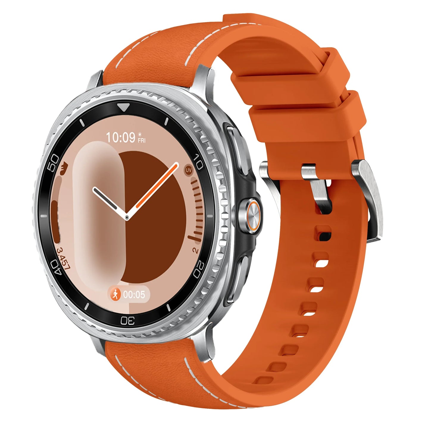 Samsung Galaxy Silicone Leather Watch Band - Watch8/Watch8 Classic/Watch9
