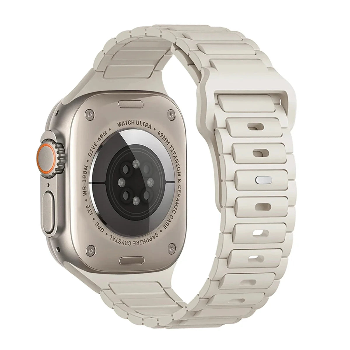 Silicone Strap for Apple Watch Ultra 3/2/1 49mm – Series 11/10/9/8/7/6/SE/5/4 46/45/44/42/41/40mm