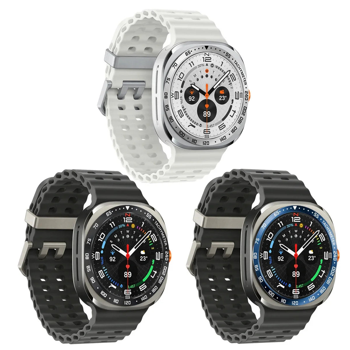 Stainless Steel Bezel Ring for Samsung Galaxy Watch 7 (40/44mm) & Watch Ultra 47mm