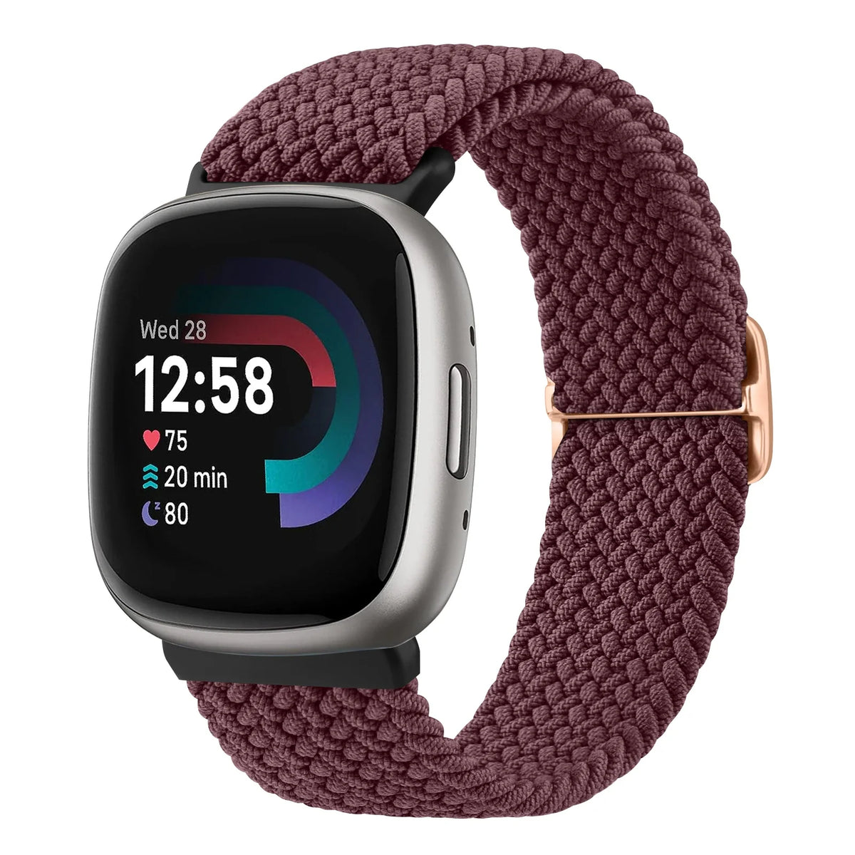 Fitbit Versa 4, Versa 3, Sense 2 & Sense Stretch Braided Loop Band