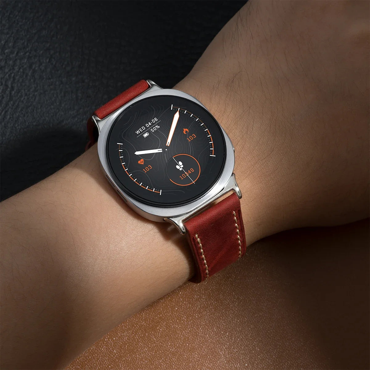 Genuine Leather Band for Samsung Galaxy Watch 8, 8 Classic 46mm & Ultra 47mm