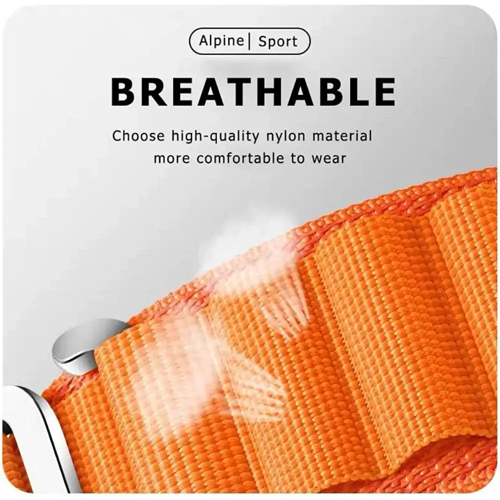 Amazfit Balance, GTR, GTS & Bip Alpine Nylon Loop Band, Metal G-Hook