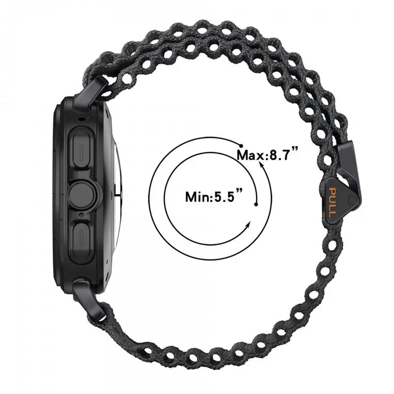 Samsung Galaxy Nylon Loop Watch Band - Ultra/Ultra2 No Gaps Strap