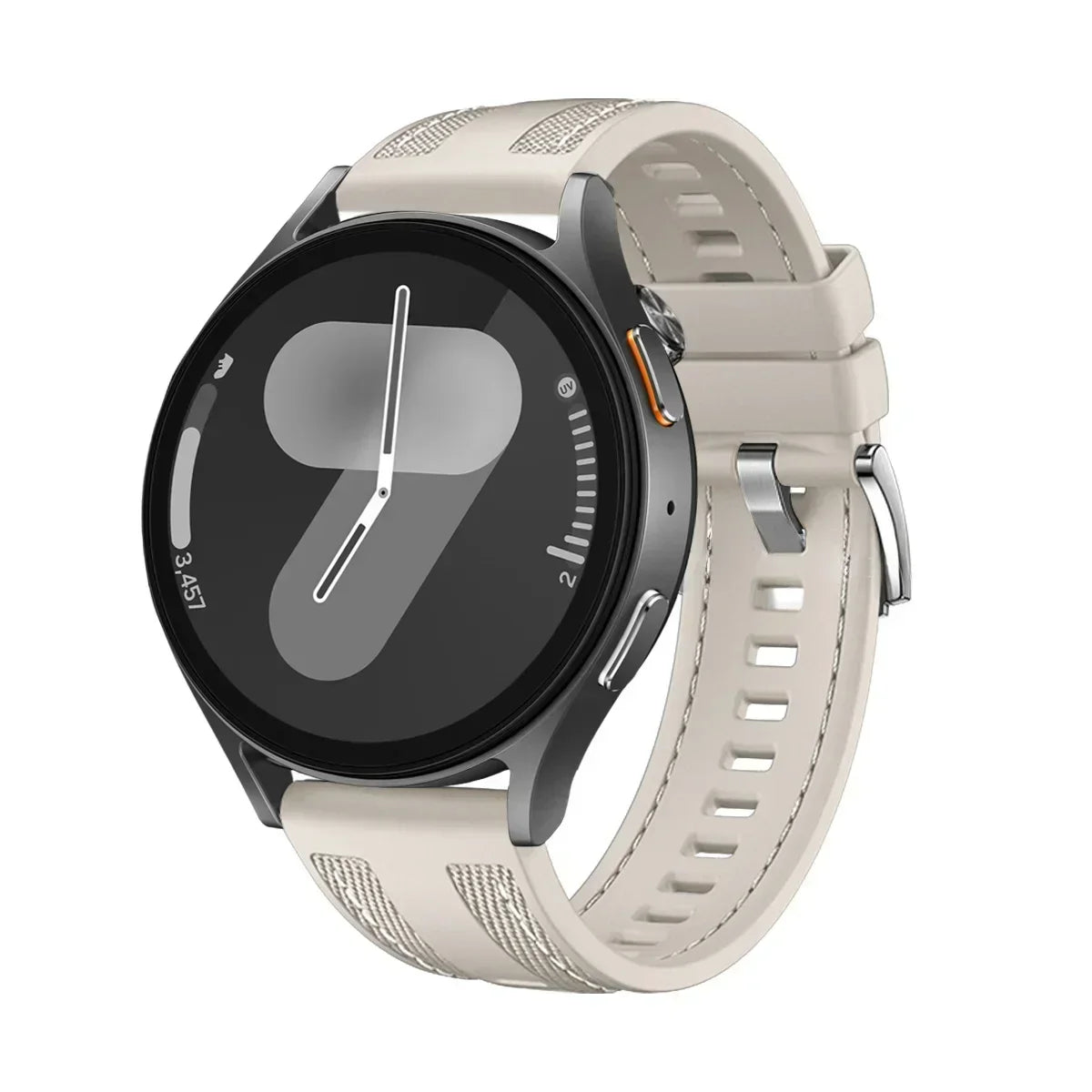 Nylon Silicone Braid Watch Strap – 18mm/22mm | Huawei Watch GT5/GT4/GT3 & Samsung Galaxy