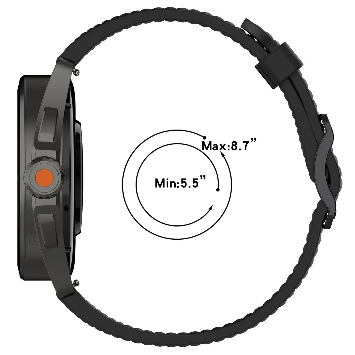 Amazfit Balance, GTR, GTS & Bip Silicone Air-Hole Band, Pin Buckle