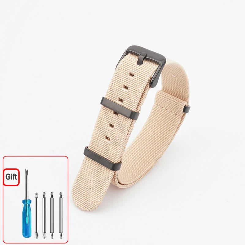 COROS Elastic Nylon Watch Band - Washable Waterproof Strap For Outdoors