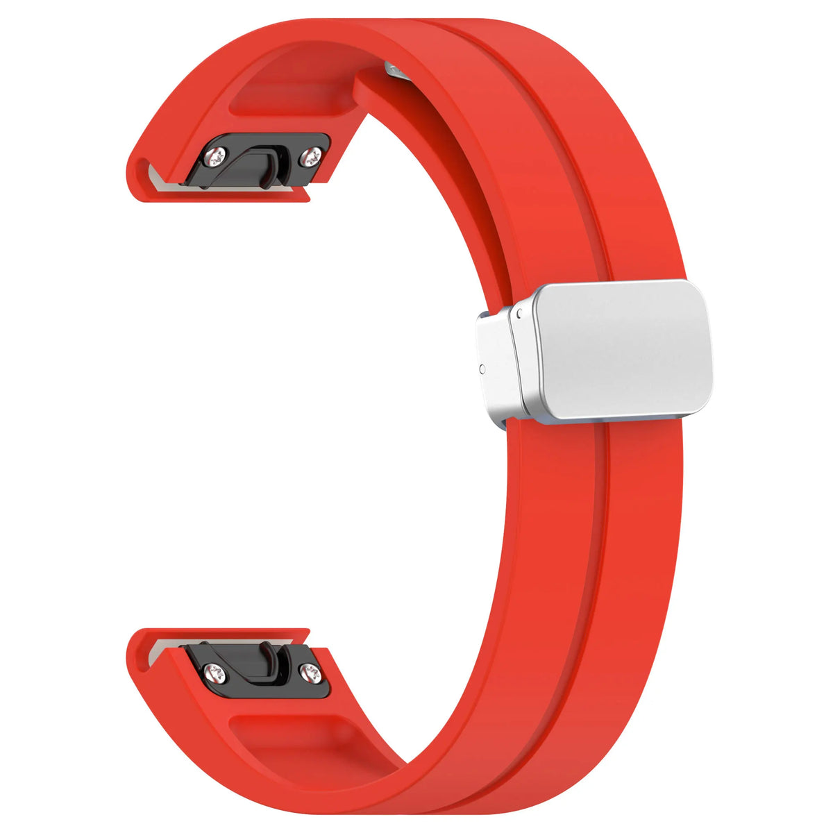 Garmin QuickFit 20/22/26mm Silicone Band with Magnetic Clasp
