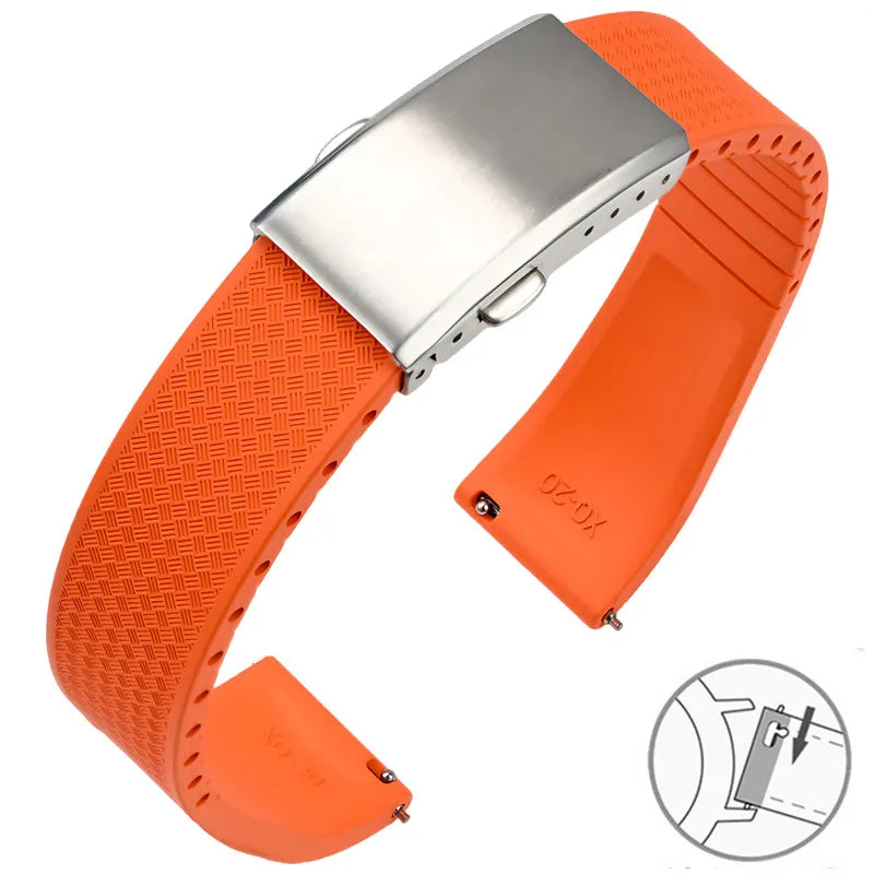 COROS PACE & APEX FKM Rubber Band with Folding Clasp