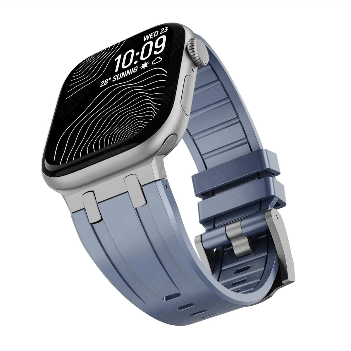 Liquid Silicone Apple Watch Band – Rubber Sport Strap | Series 11/10/9/8/7/6/SE & Ultra 1/2/3 | 42–49mm