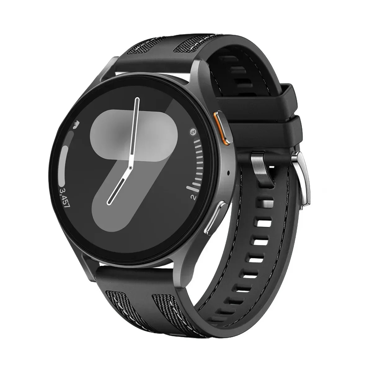 Nylon Silicone Braid Watch Strap – 18mm/22mm | Huawei Watch GT5/GT4/GT3 & Samsung Galaxy