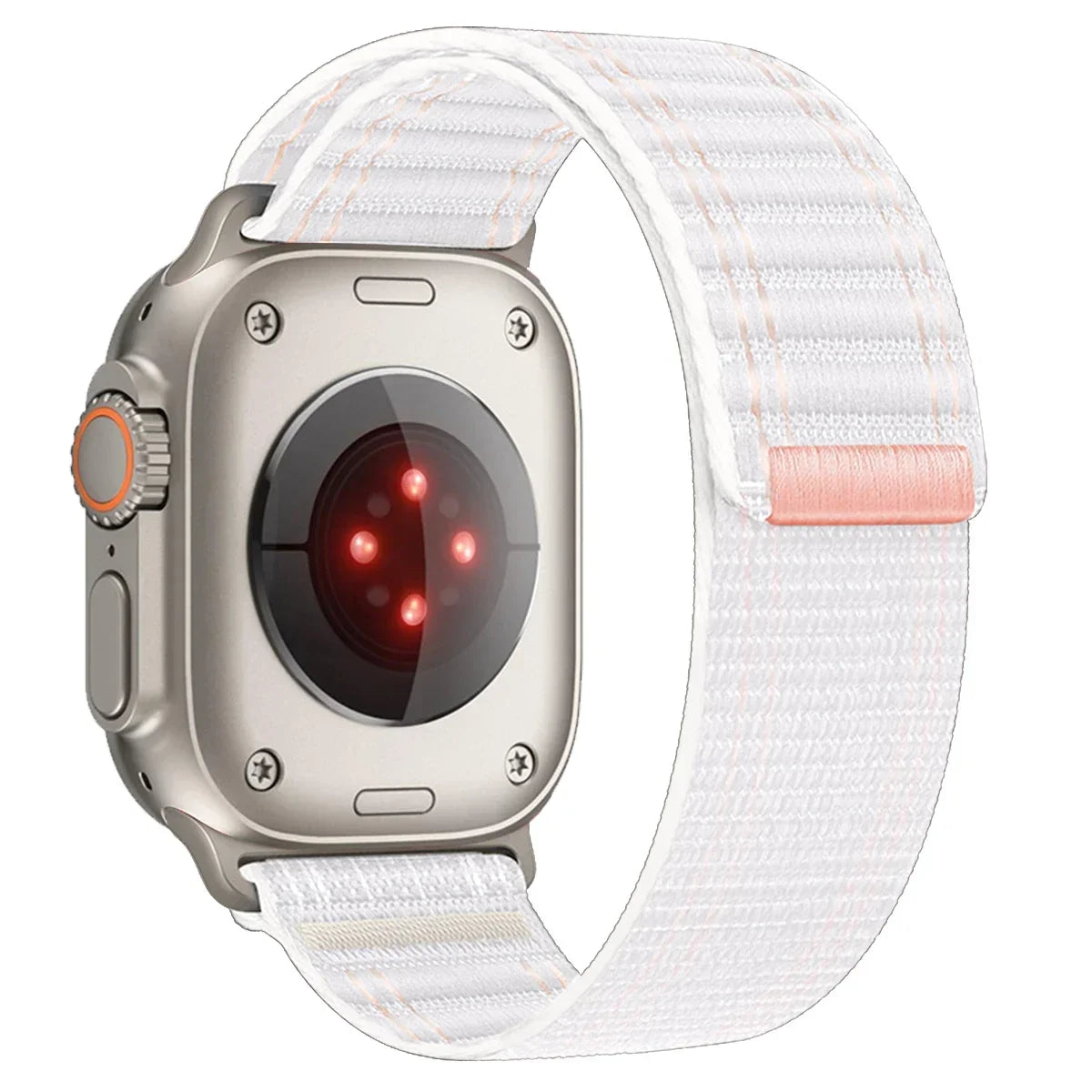 Nylon Loop Wave Strap for Apple Watch – Ultra 3/2 49mm, Series 11/10/9/8/7/6/SE 46/45/44/42/41/40mm