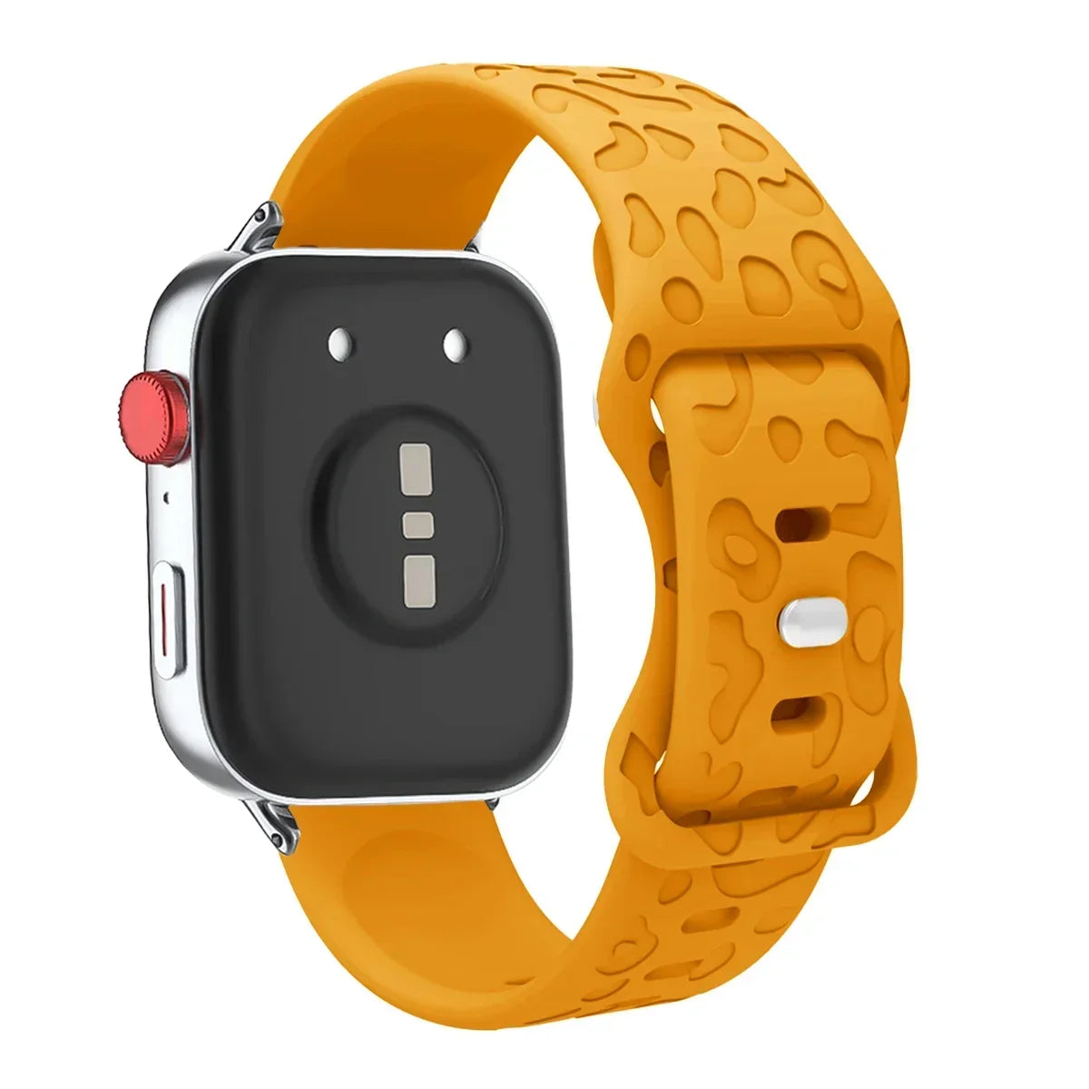 Leopard Engraved Silicone Watch Band for Huawei Watch Fit 4 / 4 Pro / Fit 3 / Fit 2