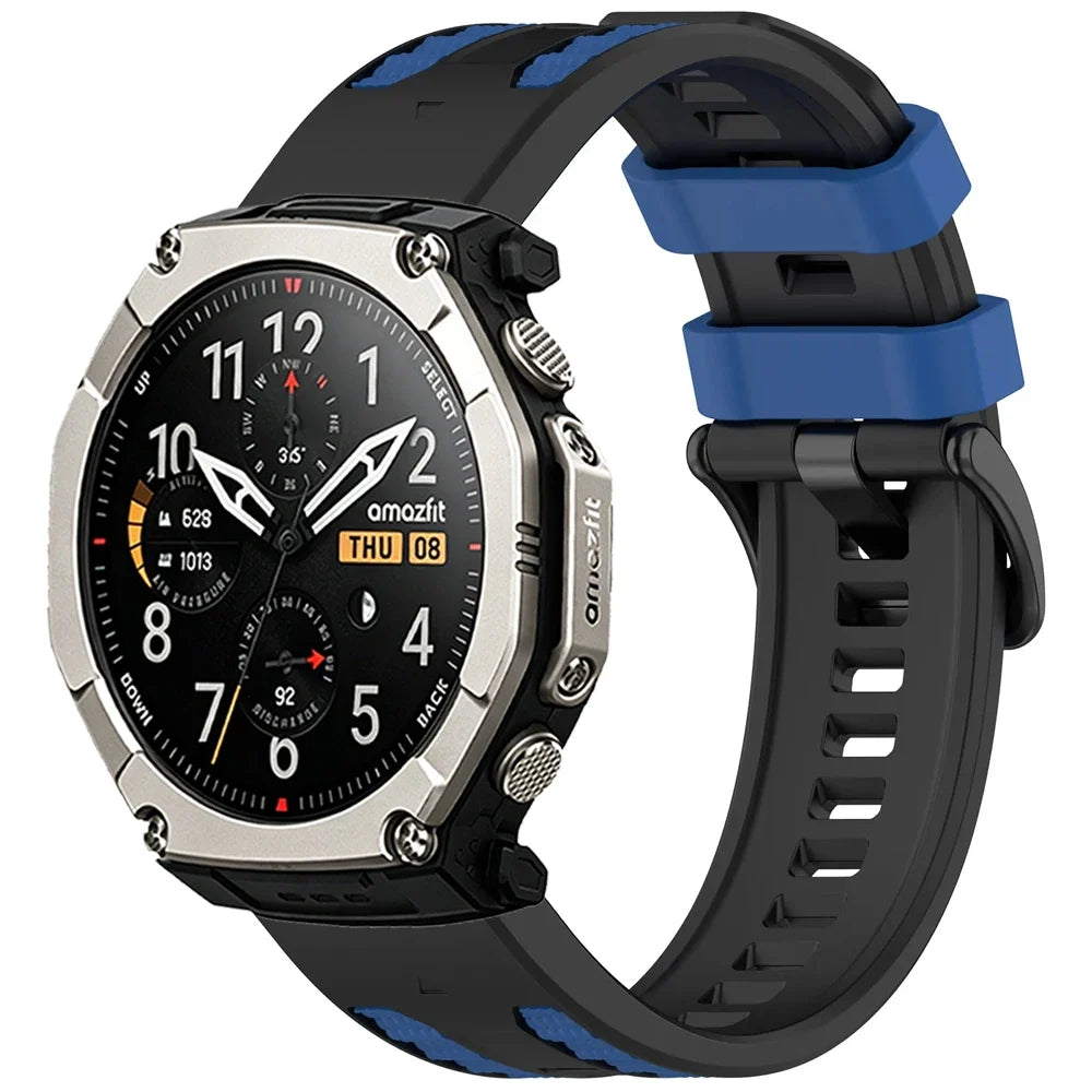 Garmin QuickFit 22/26mm Silicone Band with Contrast Keepers
