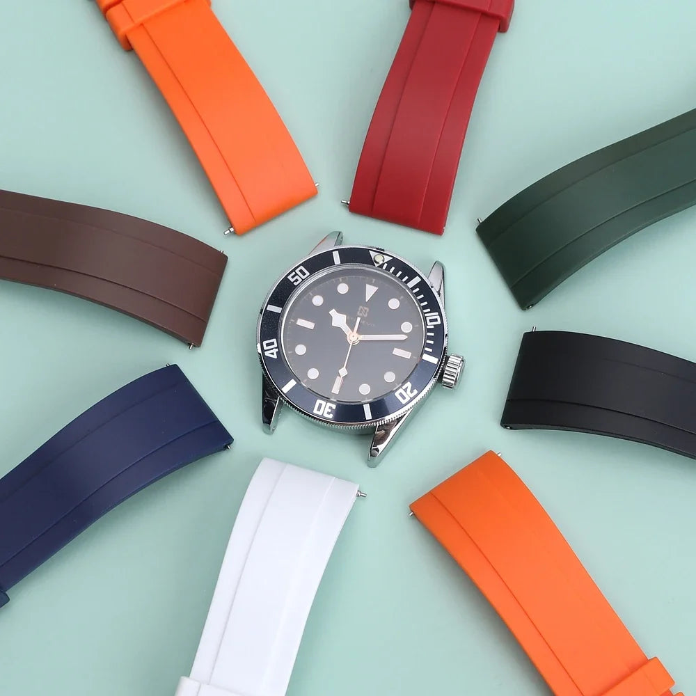 TicWatch Pro 5, Pro 3 & E3 Grooved FKM Rubber Band