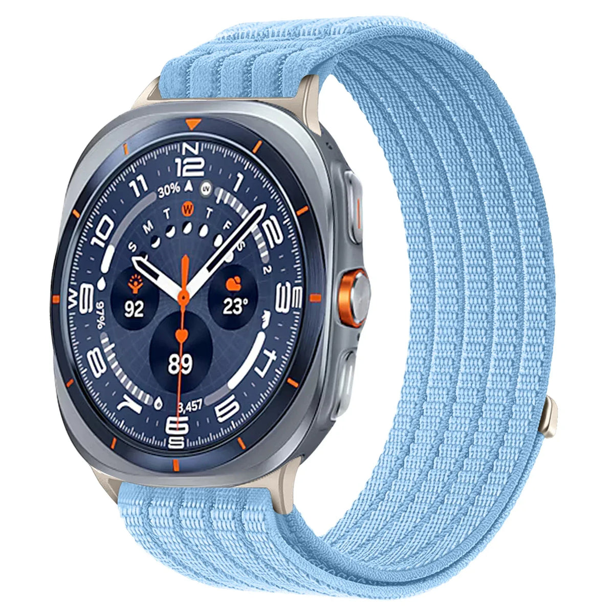 Samsung Galaxy Sport Nylon Woven Loop Watch Band – Watch8/Watch8 Classic/Watch9/Ultra/Ultra2