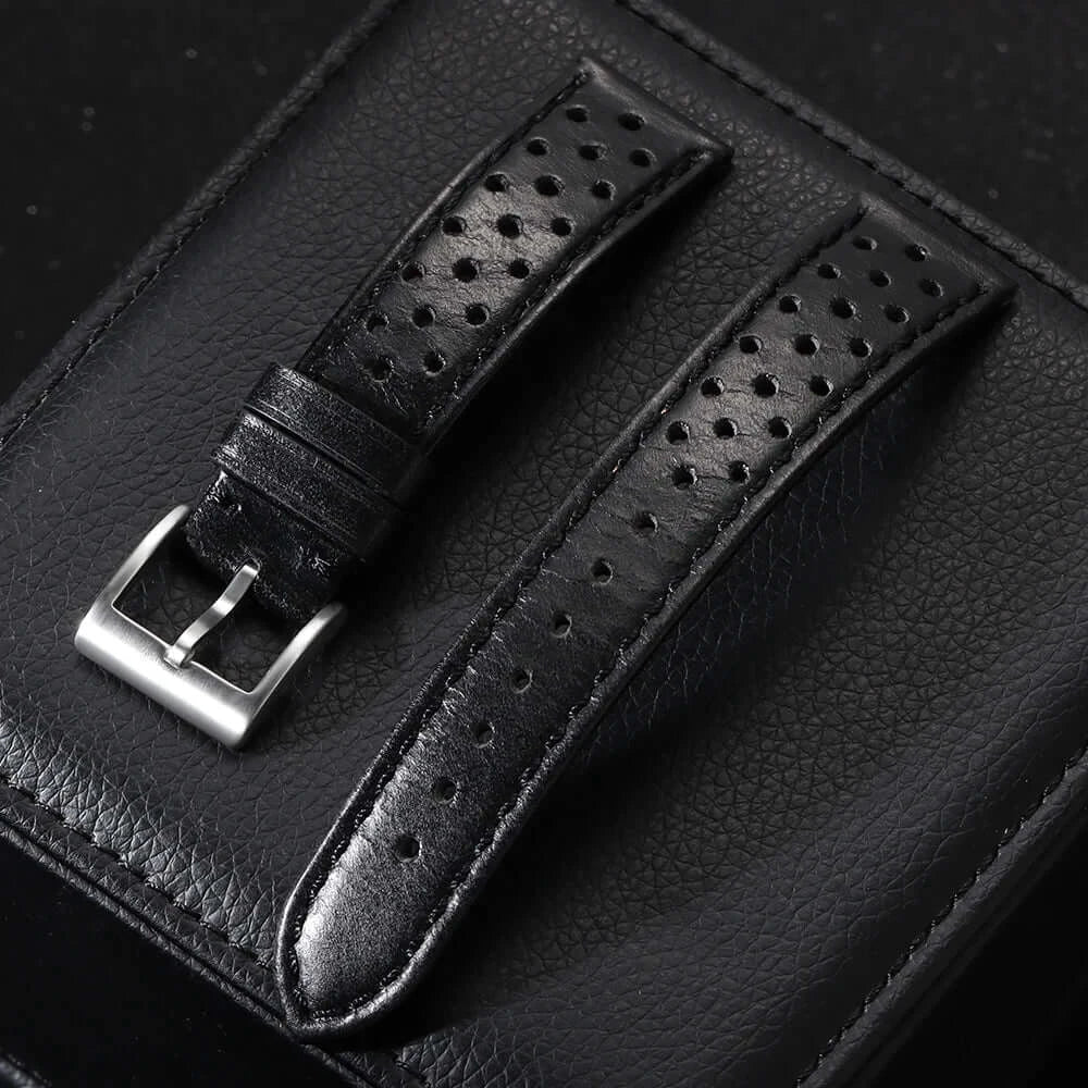 Amazfit Leather Band for Smartwatch - Vintage Calfskin Breathable Strap