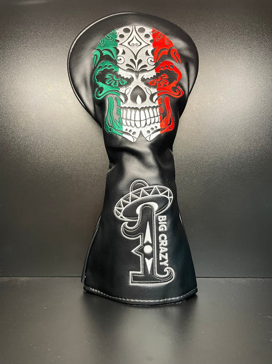 Crazy Skull Mexico Flag Headcover