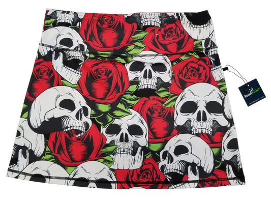 Skulls & Roses Ladies Active SKORT by ReadyGOLF